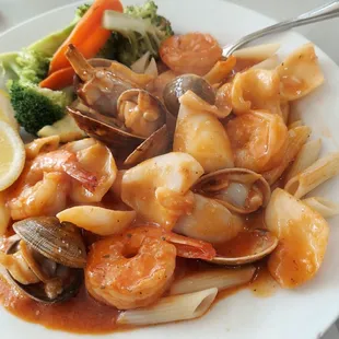 Seafood pasta