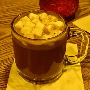Mexican Hot Chocolate with Marshmallows and Bourbon