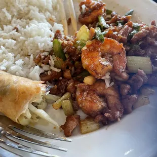 Seafood lunch (I forgot to snap a pic before we ate, so this is about half the portion).