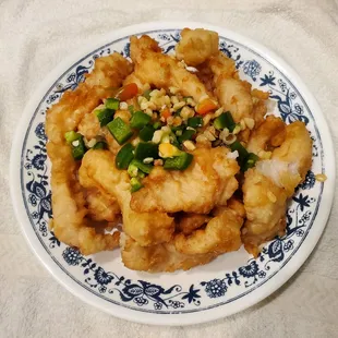 Salt &amp; Pepper Wok-Roasted Sole Fillet