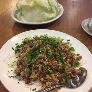 Seafood Lettuce Cups