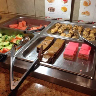 Dessert portion of the Buffett