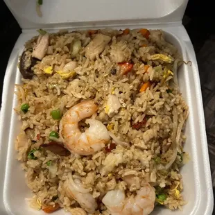 Combo Rice add mushrooms and bean sprouts $3 extra