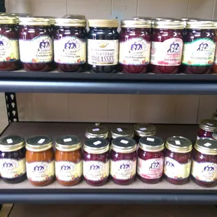 jars of jams