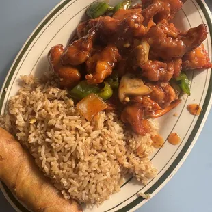 General Chicken Lunch Portion