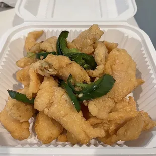 Salt and pepper fish