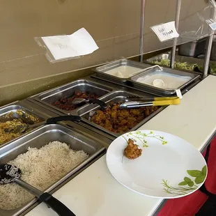 Appetizer section (buffet)