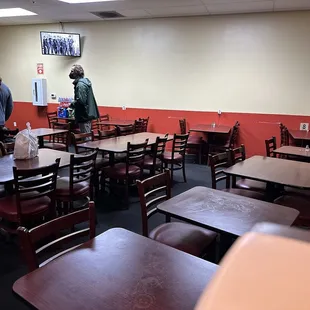 Ample indoor seating