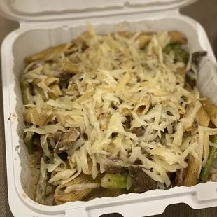 Jerk chicken pasta