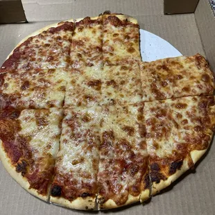 A small 14" cheese pizza $14.18
