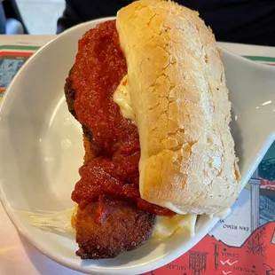 Chicken Italiano sandwich