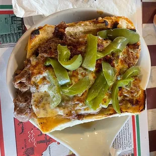 Italian beef sandwich