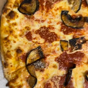 Parmiggiano Pizza with Eggplant