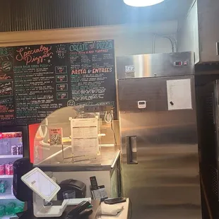 Menu wall