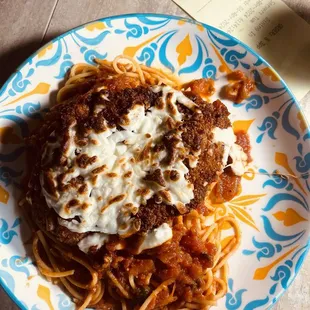 Chicken Parmesan come with pomodoro- Sp