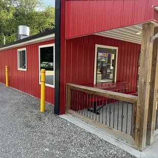 Establishment with a drive-through