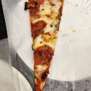 Half of a bacon vodka slice. Not spicy at all but very robust and savory.