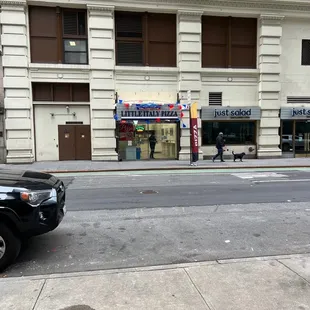 outside
