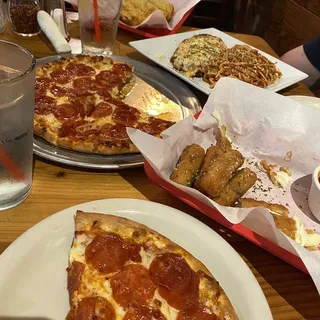 Mozzarella Sticks served with marinara sauce on the side