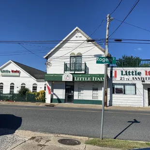 Parking lot across the street