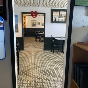 View of dining room from entrance