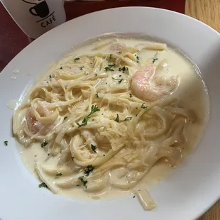 Shrimp Alfredo
