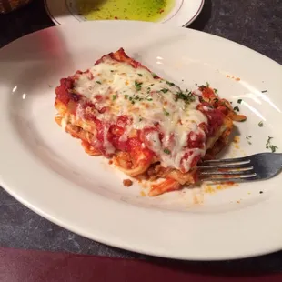 Lasagna - $10. Same size as lunch portion, just more expensive. Which is weird. Taste-7/10