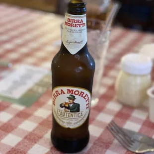 Italian Beer Moretti