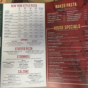 Menu 2022