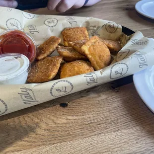 Fried Cheese Ravioli