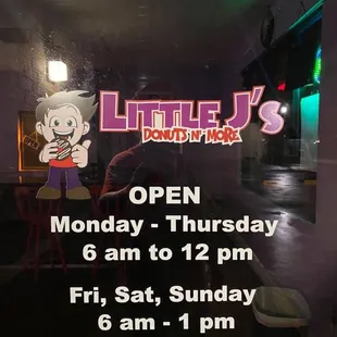 Restaurant Hours