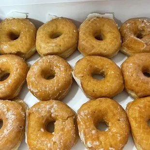 food, donuts, dough desserts