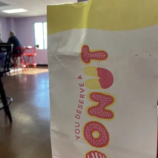 Fun bag and countertop seating in the back