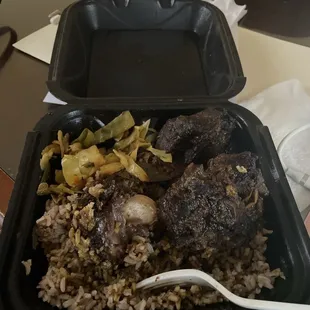 Oxtails (I already started eating some of it) Oxtail