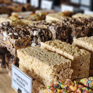 Rice Krispy Treat bricks