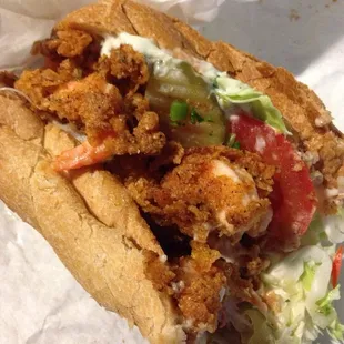 Shrimp po boy