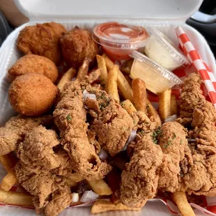 A Fried Catfish Platter