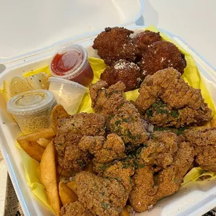 A Fried Catfish Platter