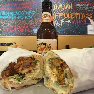 39. Half n Half Extreme Po-Boy