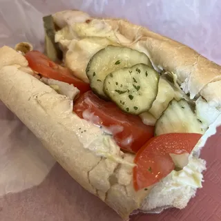31. Grilled Turkey and Swiss Po'Boy