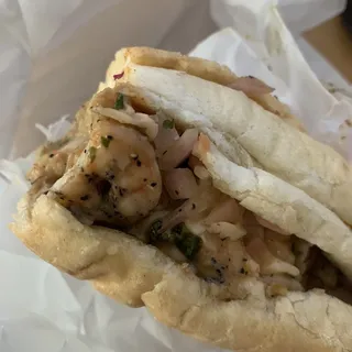 33. Blackened Shrimp Po' boy