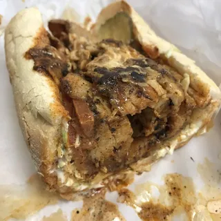 34. Blackened Catfish Po'Boy