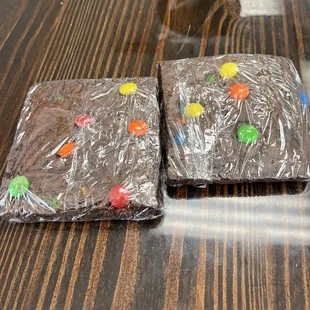 get some m&amp;m's brownies