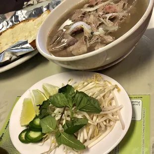 Steak and brisket pho