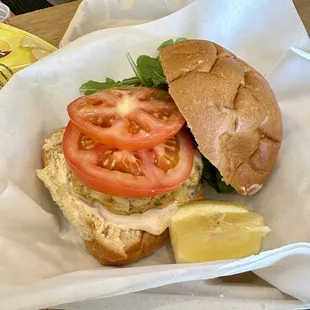 Crab Cake Sandwich