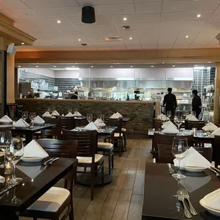 Inside:  Looking towards rear of restaurant