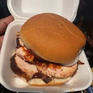 Chicken sandwich, made EXACTLY how I like it!