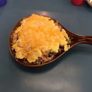 Little joes omelette as a skillet