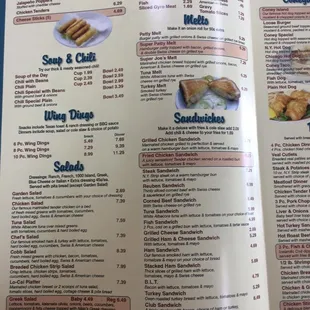 menu, sushi and sashimi