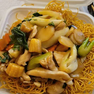 Chicken Chow Mein,  Hong Kong style